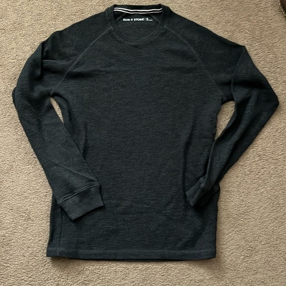 Men’s Sun and stone waffle shirt size extra large - Picture 1 of 5